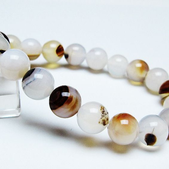 デンドリック アゲート ブレスレット 10mm [t108-6456]