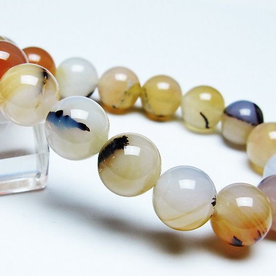 デンドリック アゲート ブレスレット 12mm [t108-6483]