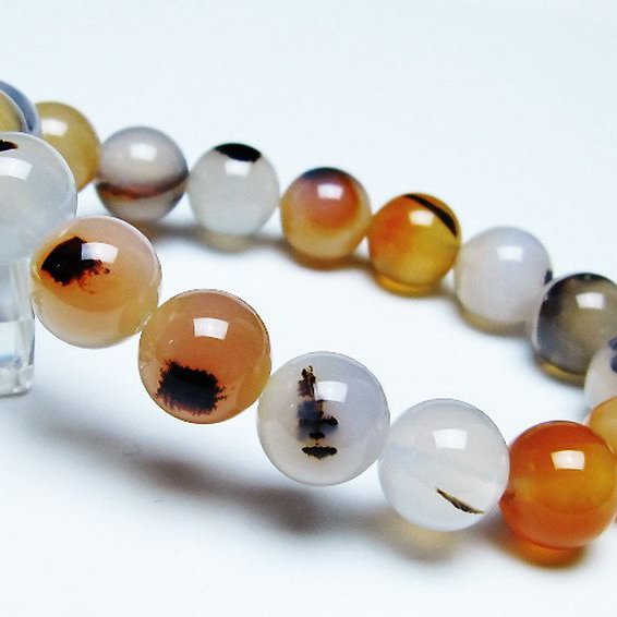 デンドリック アゲート ブレスレット 12mm [t108-6489]