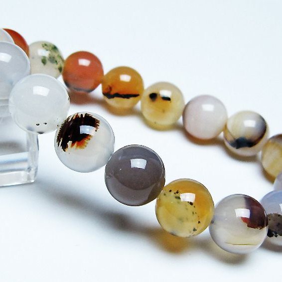 デンドリック アゲート ブレスレット 12mm [t108-6490]