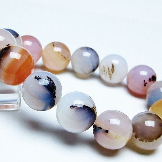 デンドリック アゲート ブレスレット 16mm [t108-6495]