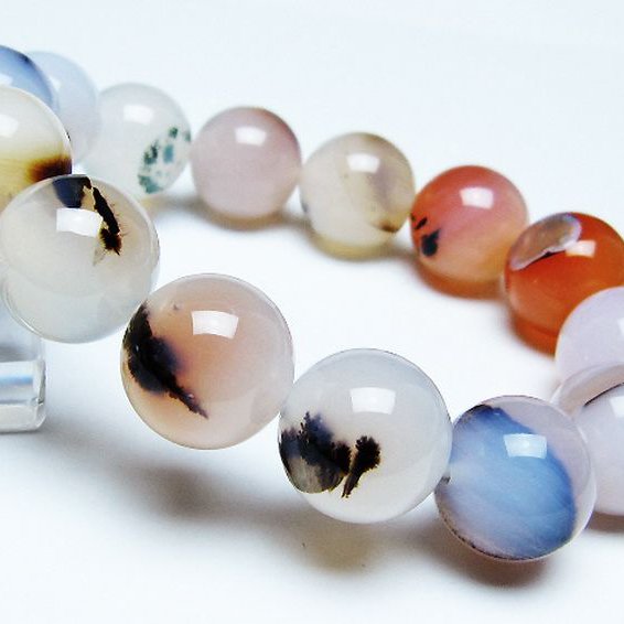 デンドリック アゲート ブレスレット 16mm [t108-6500]