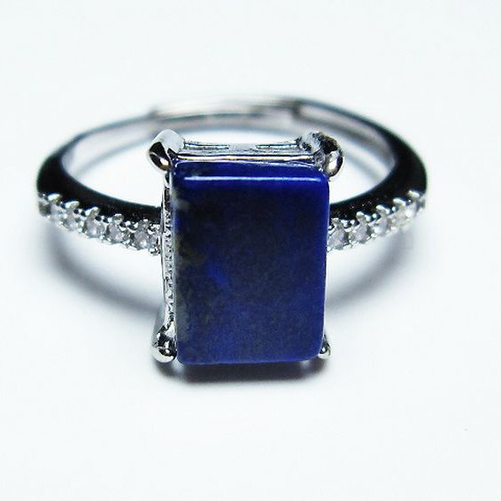 ラピスラズリ 指輪 (16号) [t109-2519]