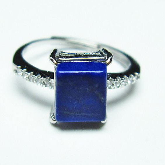 ラピスラズリ 指輪 (15号)[T109-2923]