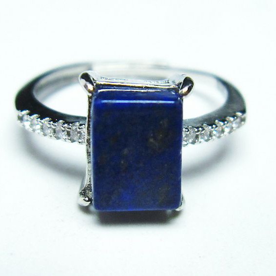 ラピスラズリ 指輪 (16号)[T109-3049]