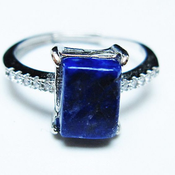 ラピスラズリ 指輪 (17号)[T109-3168]