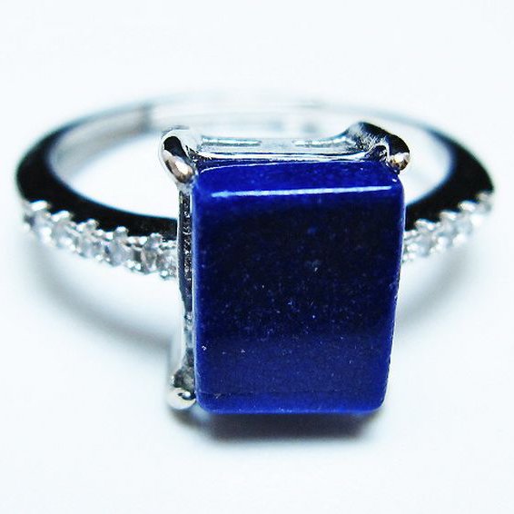 ラピスラズリ 指輪 (15号)[T109-3192]