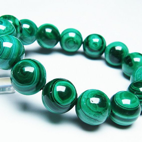 マラカイト天眼 ブレスレット 15mm [t115-3860]