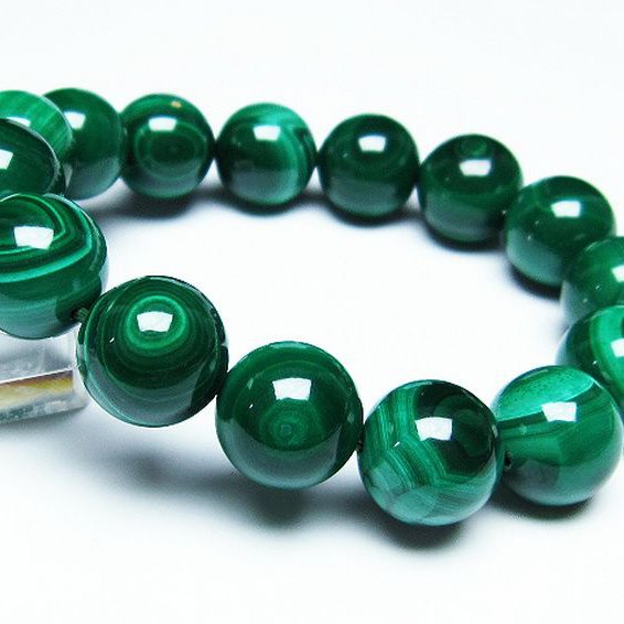 マラカイト天眼 ブレスレット 15mm [t115-3864]