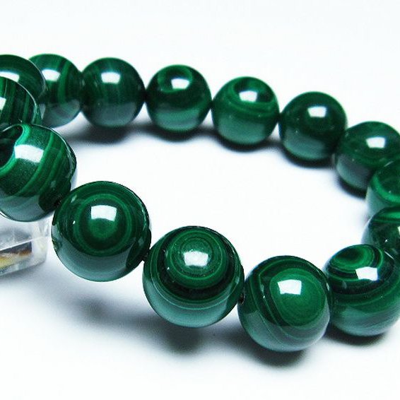 マラカイト天眼 ブレスレット 15mm [t115-3874]