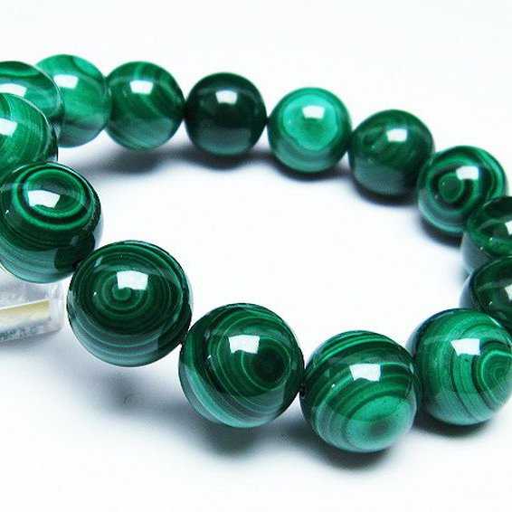 マラカイト天眼 ブレスレット 15mm [t115-3894]