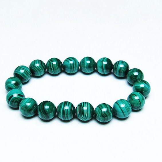 マラカイト ブレスレット 11mm [T115-4094]