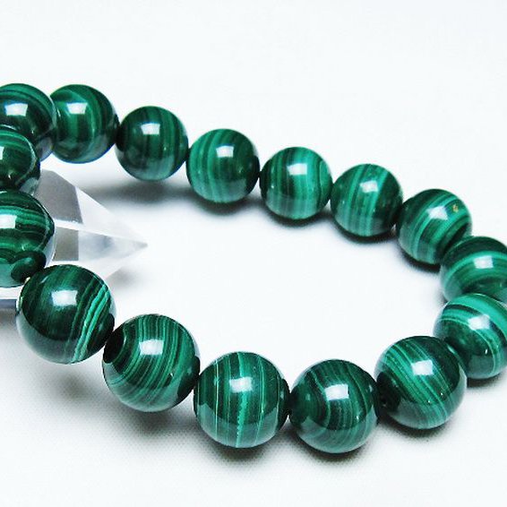マラカイト ブレスレット 13mm [T115-4478]