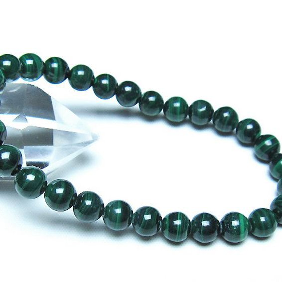 マラカイト ブレスレット 7mm [t115-4663]