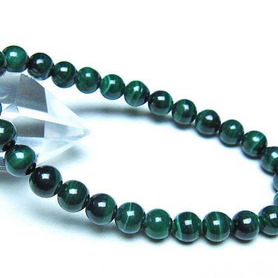 マラカイト ブレスレット 7mm [t115-4685]