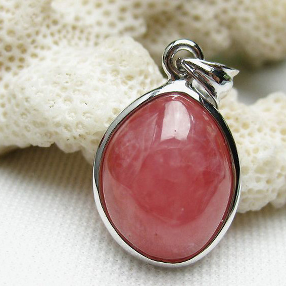 インカローズ ロードクロサイト ペンダント [T117-1178]