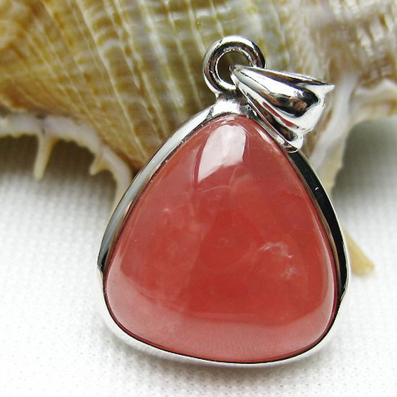 インカローズ ロードクロサイト ペンダント [T117-1287]