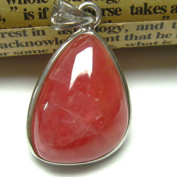 インカローズ ロードクロサイト ペンダント [T117-1937]