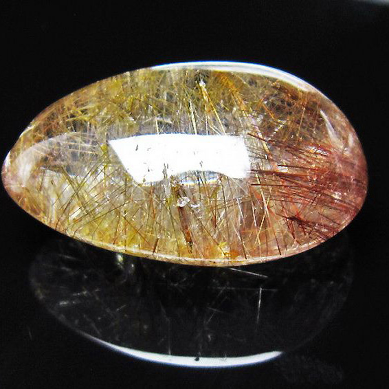 プラチナルチル入り水晶タンブル[T12-1655]