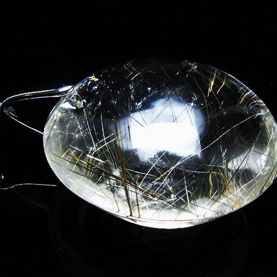 プラチナ入水晶 ペンダント [T12-1852]