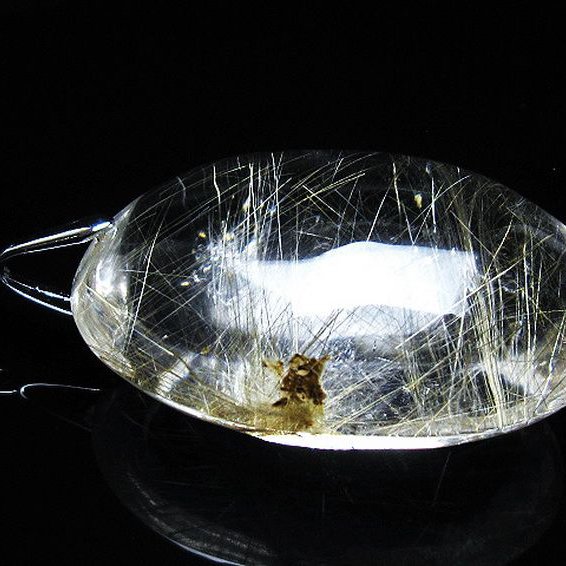 プラチナ入水晶 ペンダント [T12-1870]