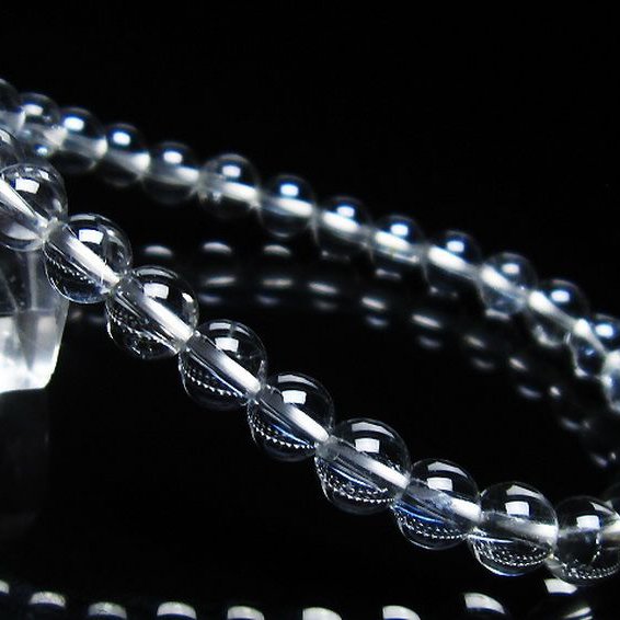 レインボーオーラ水晶 ブレスレット 6mm [T125-6290]