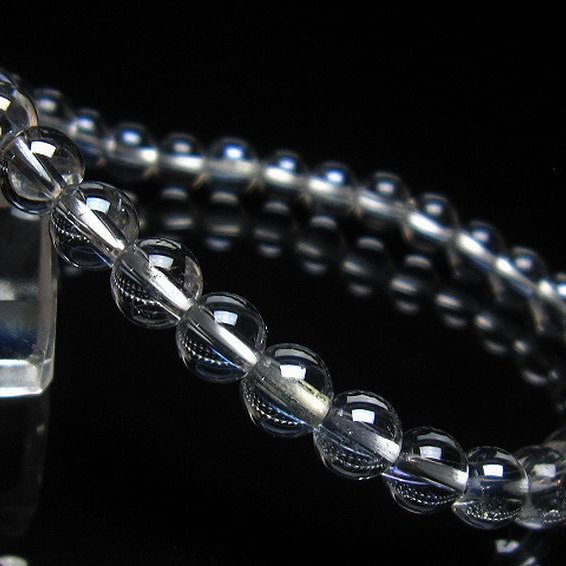 レインボーオーラ水晶 ブレスレット 6mm [t125-6403]