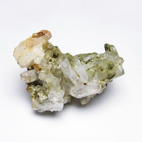 グリーンファントムクォーツ　クラスター アメリカ産 [T126-7695]