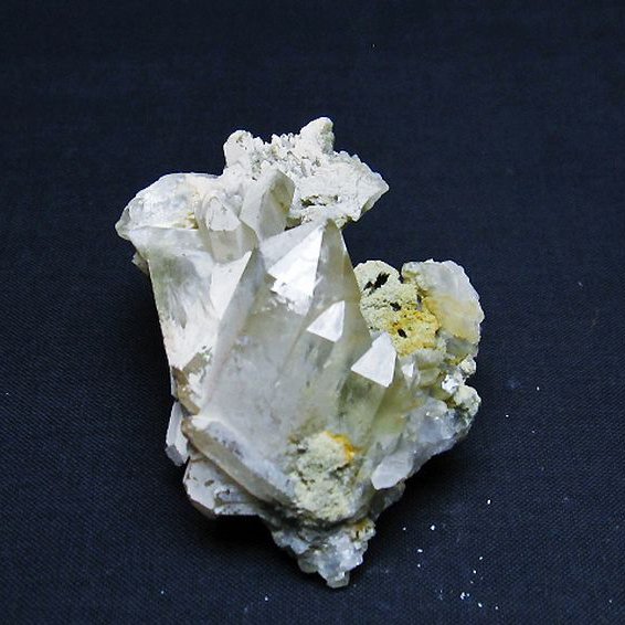 グリーンファントムクォーツ　クラスター アメリカ産 [T126-7754]