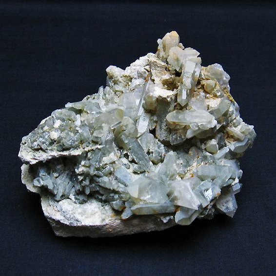 グリーンファントムクォーツ　クラスター アメリカ産 [T126-7803]