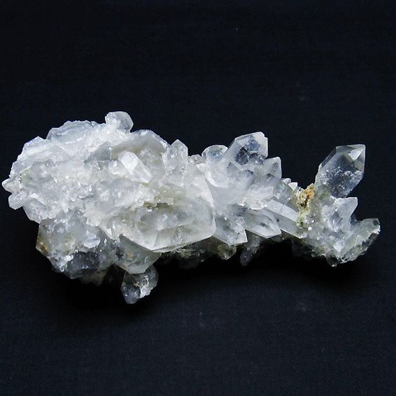 グリーンファントムクォーツ　クラスター アメリカ産 [t126-7817]