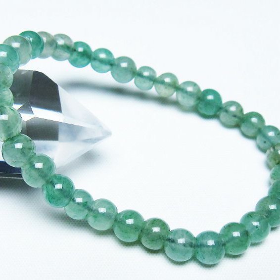 インド翡翠 ブレスレット 6mm [t127-11370]