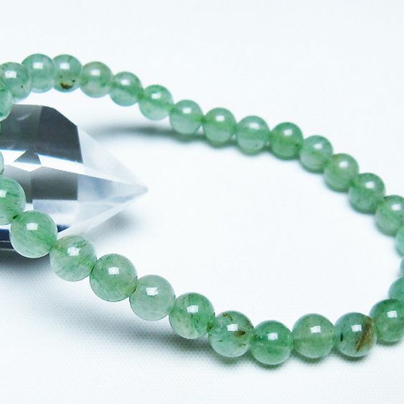 インド翡翠 ブレスレット 6mm [T127-11377]