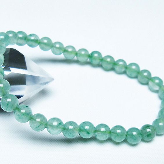 インド翡翠 ブレスレット 6mm [t127-11390]