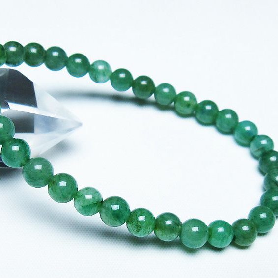 インド翡翠 ブレスレット 6mm [t127-11416]