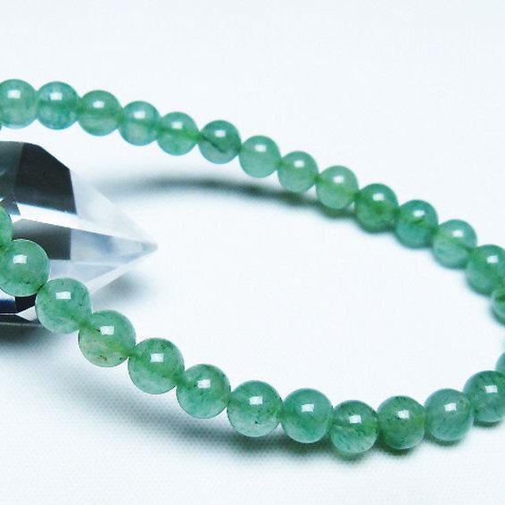 インド翡翠 ブレスレット 6mm [t127-11425]