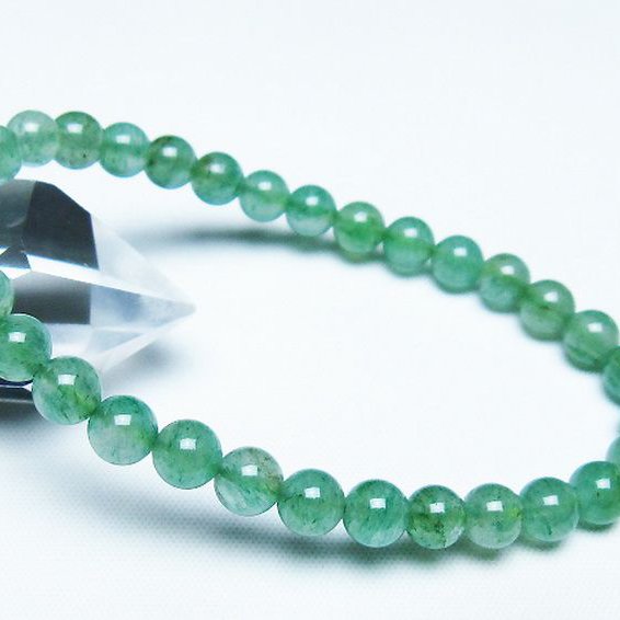 インド翡翠 ブレスレット 6mm [T127-11426]