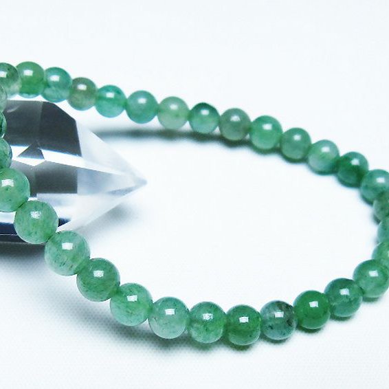 インド翡翠 ブレスレット 6mm [T127-11437]