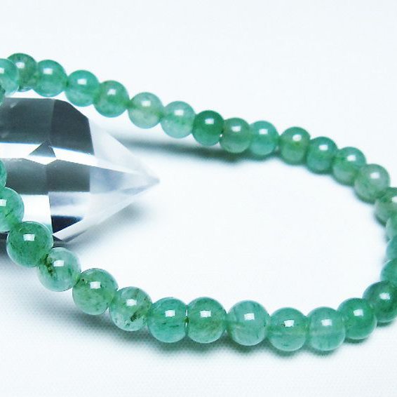 インド翡翠 ブレスレット 6mm [t127-11442]