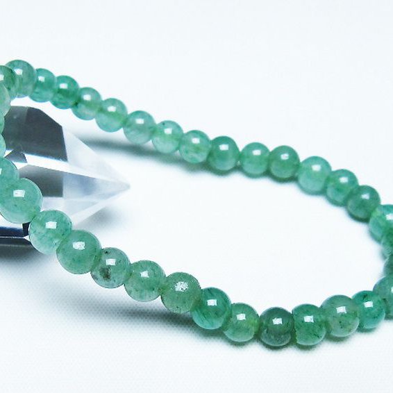 インド翡翠 ブレスレット 6mm [T127-11444]