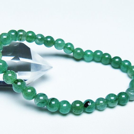 インド翡翠 ブレスレット 6mm [t127-11445]