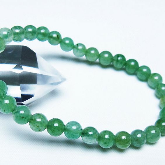 インド翡翠 ブレスレット 6mm [T127-11458]