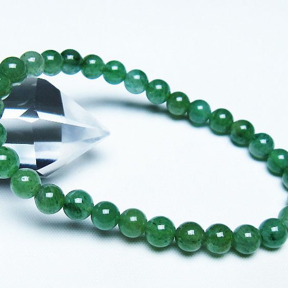 インド翡翠 ブレスレット 6mm [t127-11467]