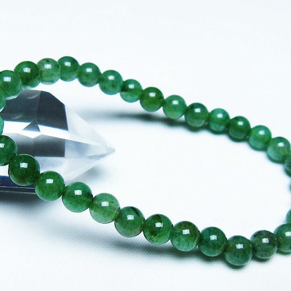 インド翡翠 ブレスレット 6mm [T127-11469]
