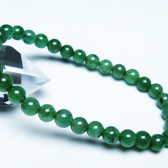 インド翡翠 ブレスレット 6mm [t127-11479]