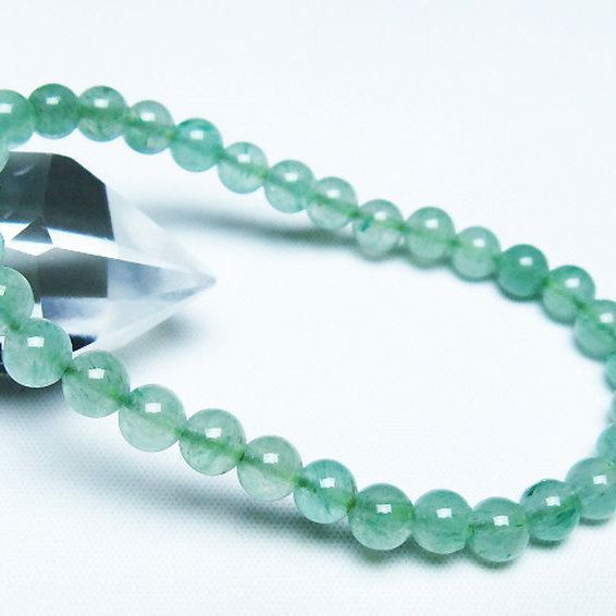 インド翡翠 ブレスレット 6mm [T127-11496]