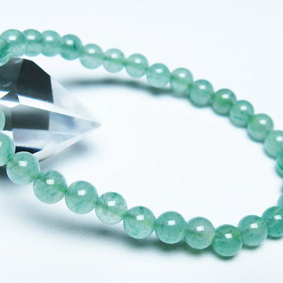 インド翡翠 ブレスレット 6mm [t127-11522]
