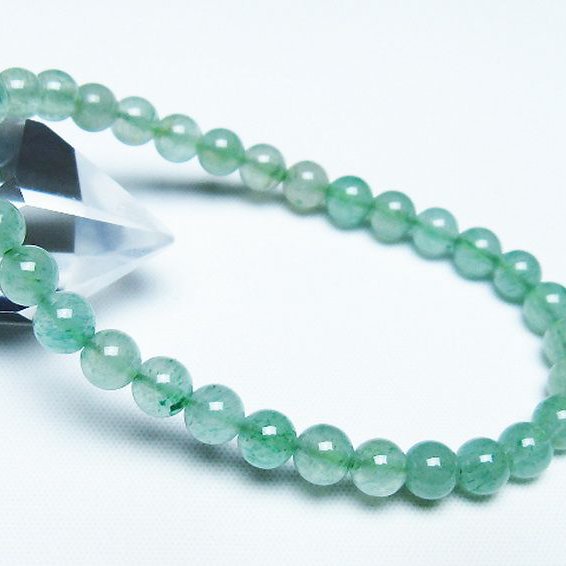 インド翡翠 ブレスレット 6mm [T127-11523]