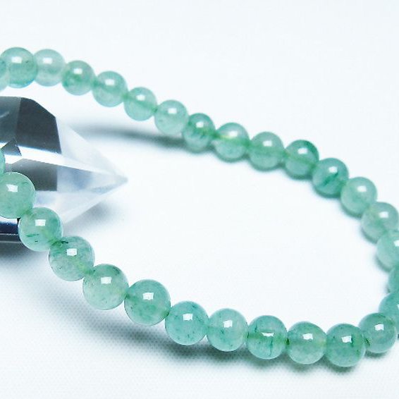 インド翡翠 ブレスレット 6mm [T127-11524]