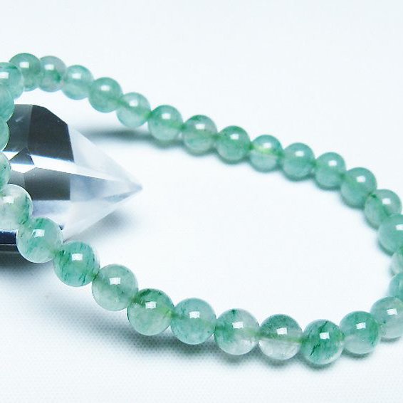 インド翡翠 ブレスレット 6mm [T127-11540]